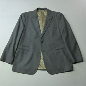 J. Ferrar 46R Gray Peak Lapel Modern Fit‎ Mens Blazer Jacket Sport Coat